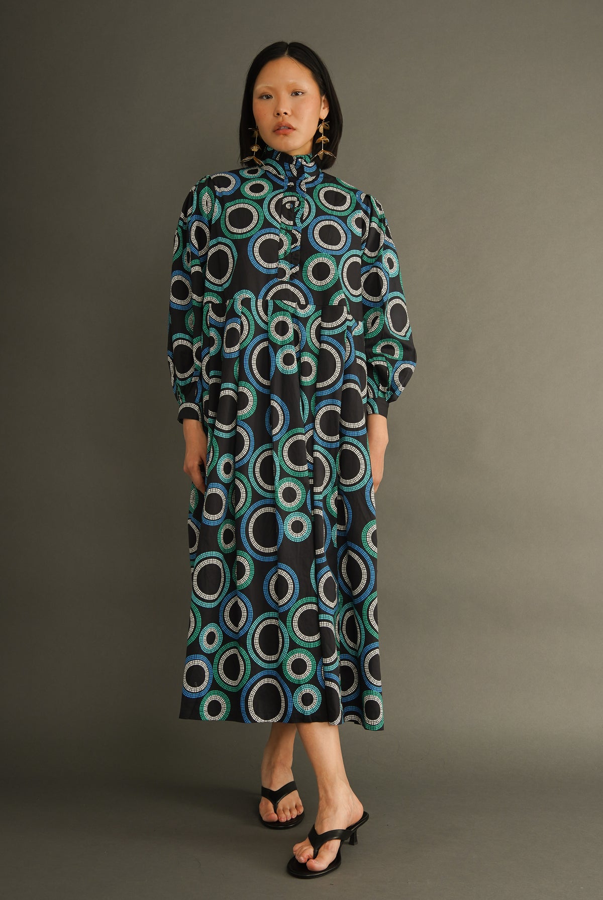 The Circle Dress in Cotton Poplin