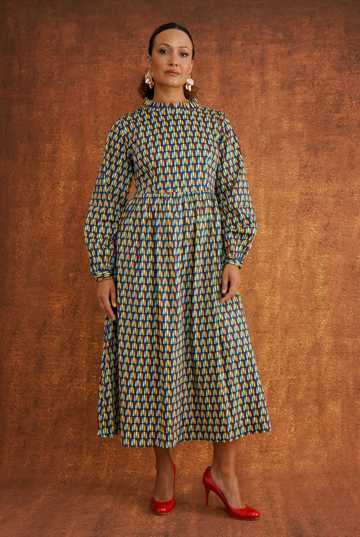 The Claudie Dress, styled shot