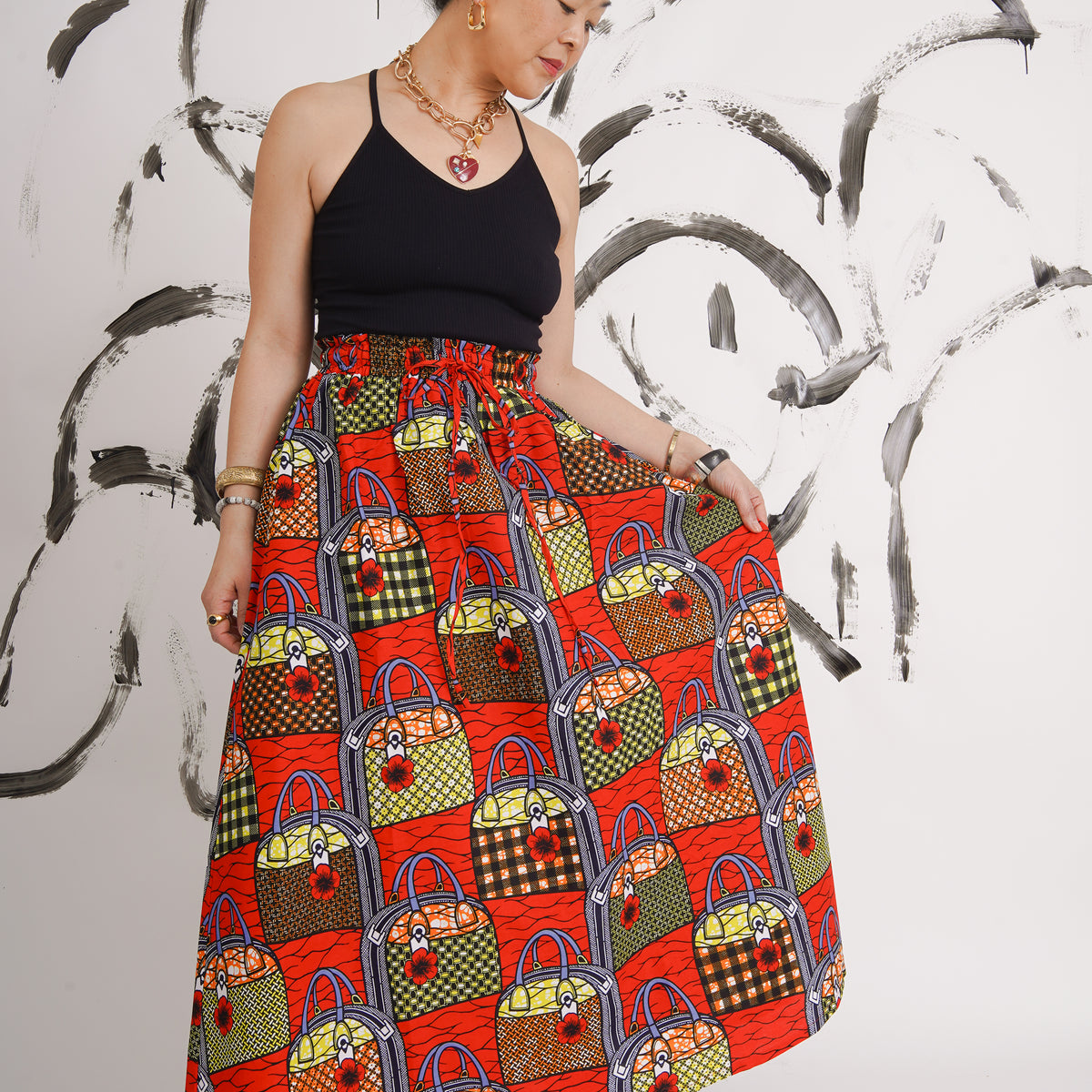 Folashade Handbag Maxi Skirt Kemi Telford
