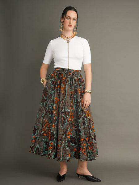 8 Panel Skirt – Dutch Wax, Bold & Limited Edition – Kemi Telford