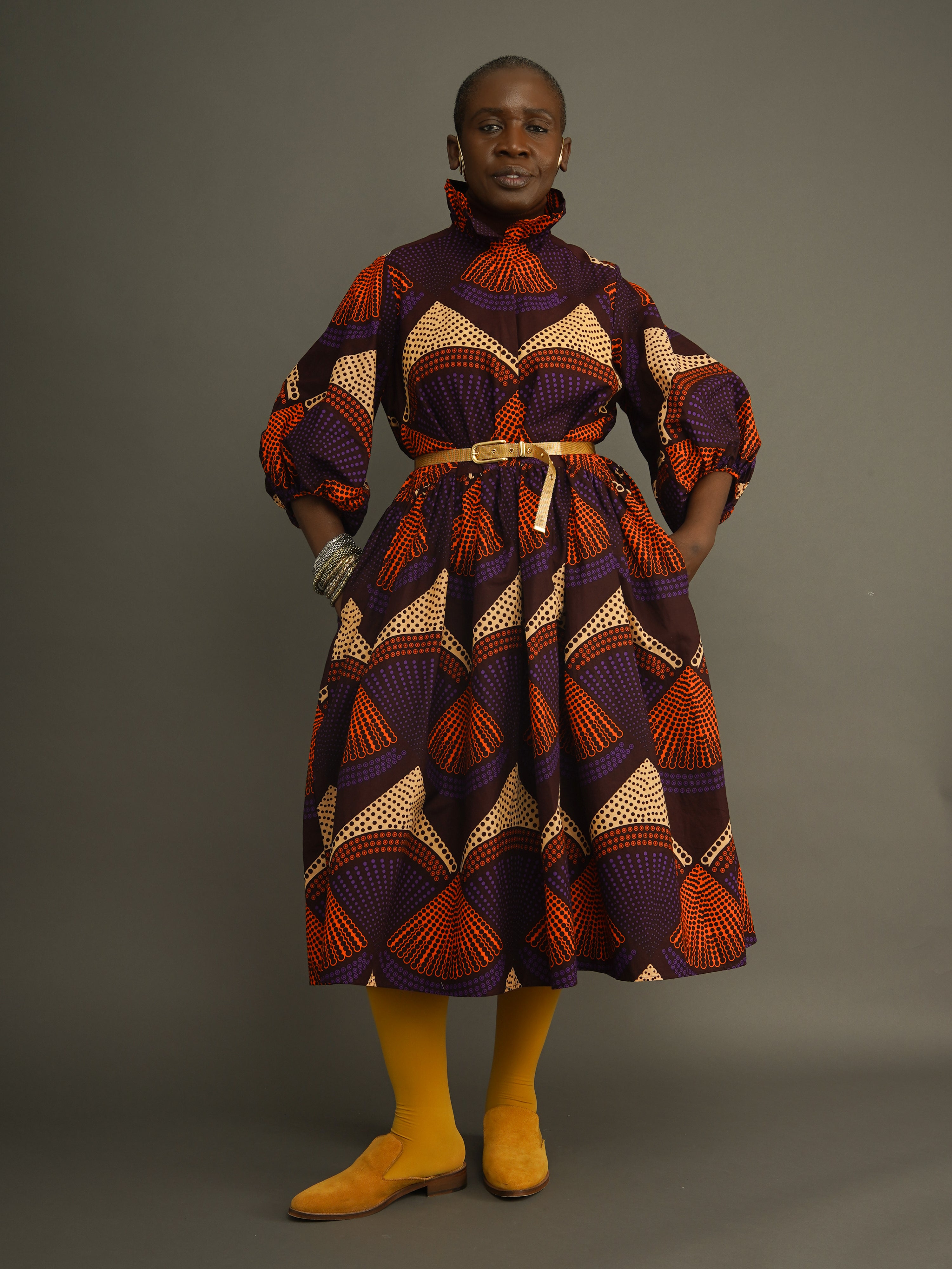 Tokunbo Dress | Dutch Wax Cotton Oversized Maxi – Kemi Telford