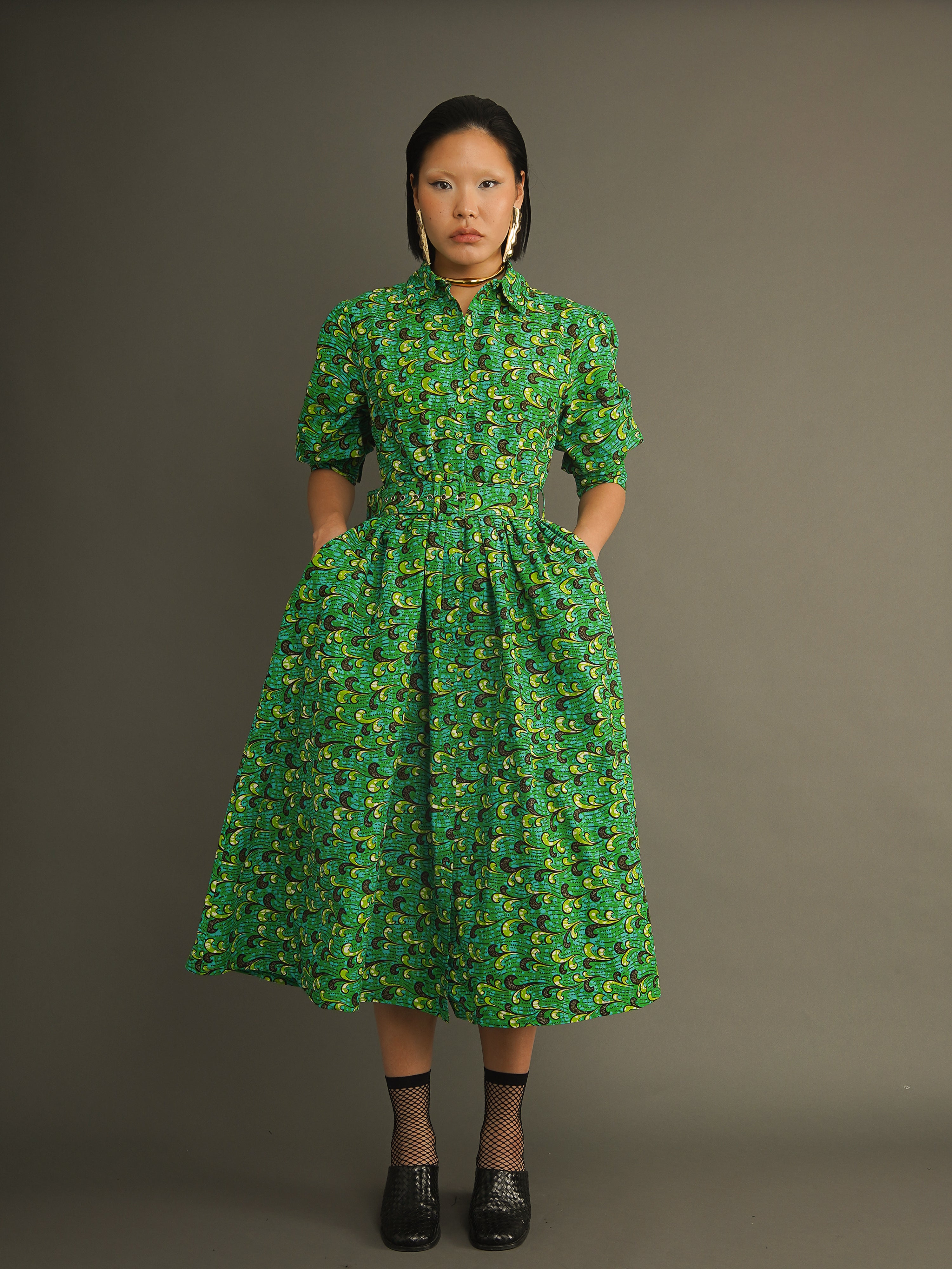 Shade Forest Shirt Dress - Kemi Telford