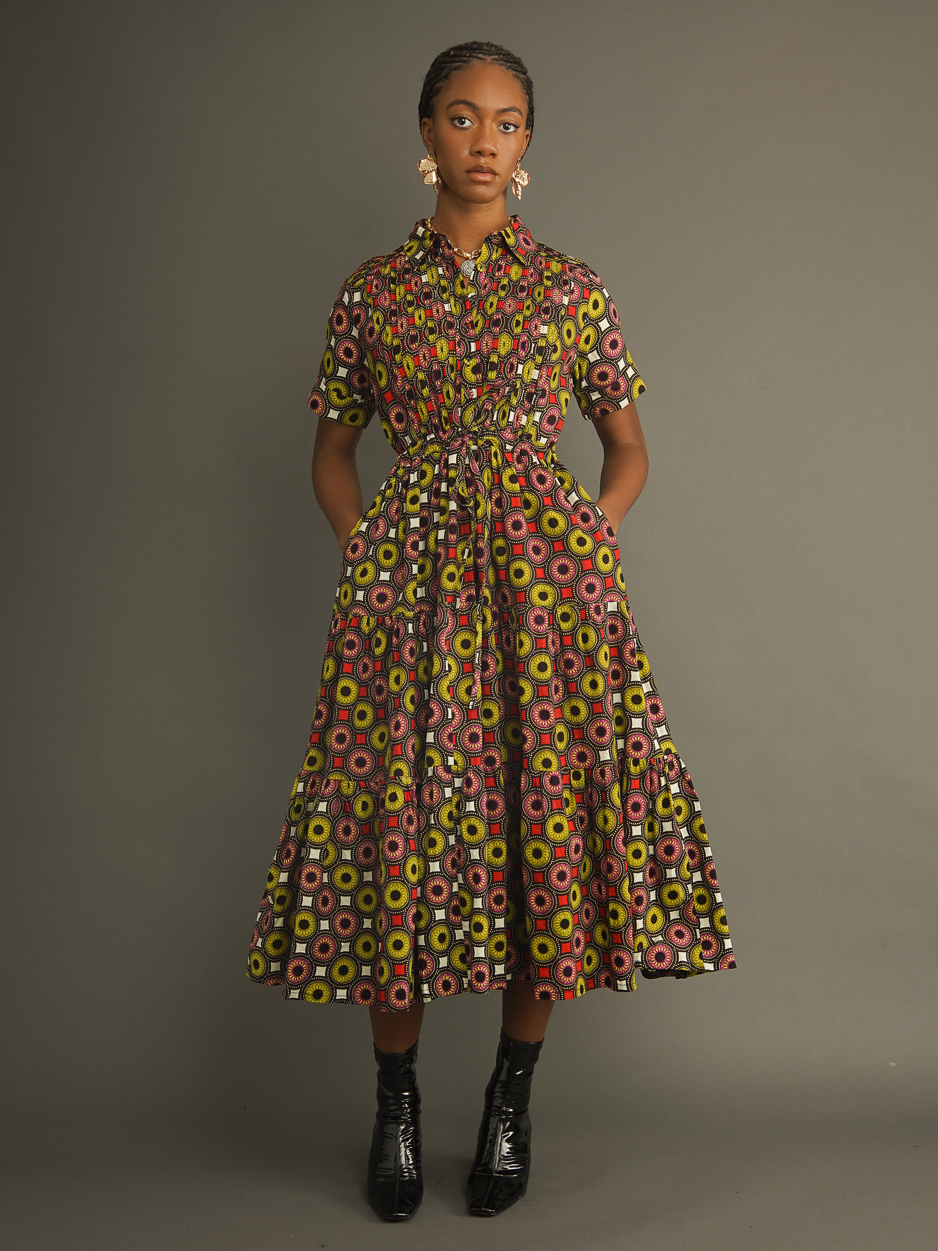 October Drawstring Dress – Kemi Telford