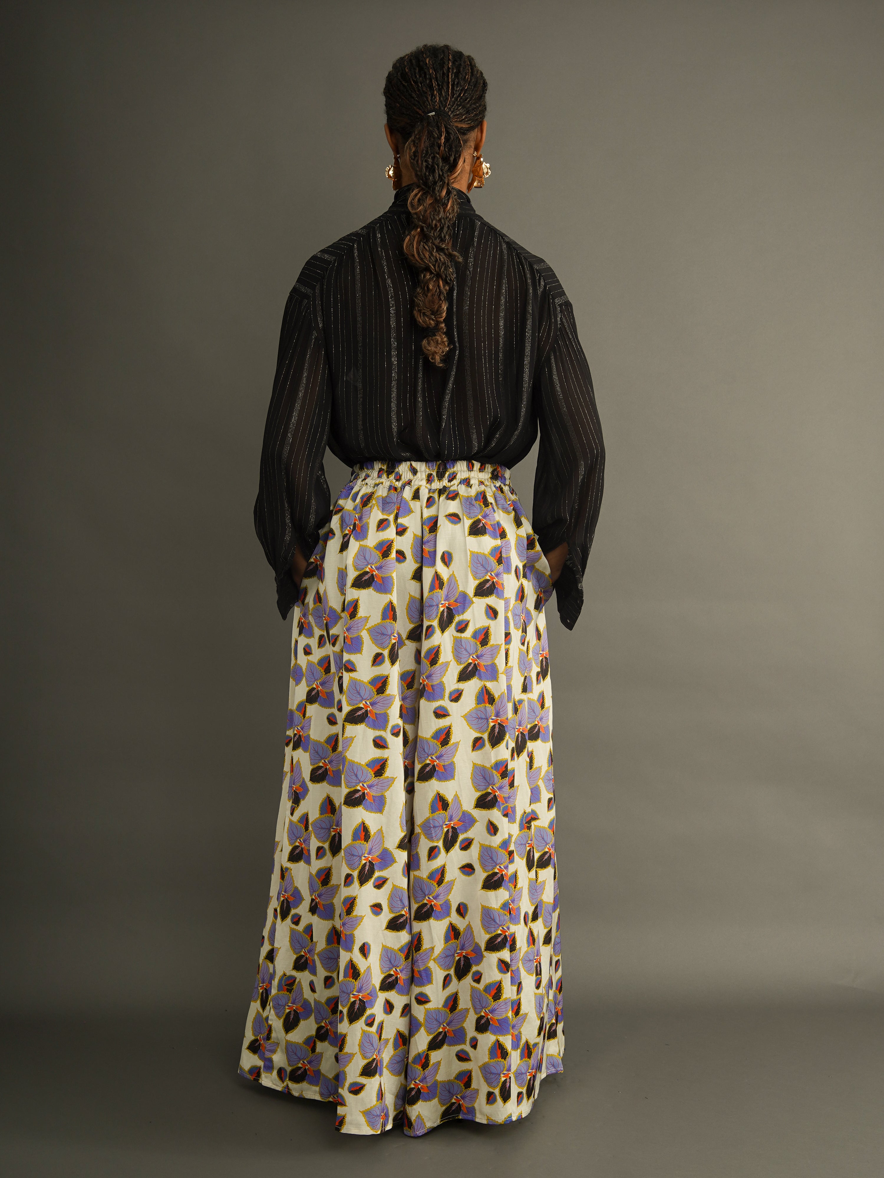 Charlie Garden Palazzo Pants – Wide-Leg Trousers for Women | Kemi