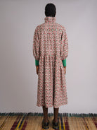 Tokunbo Pink Cord Dress, close-up detail