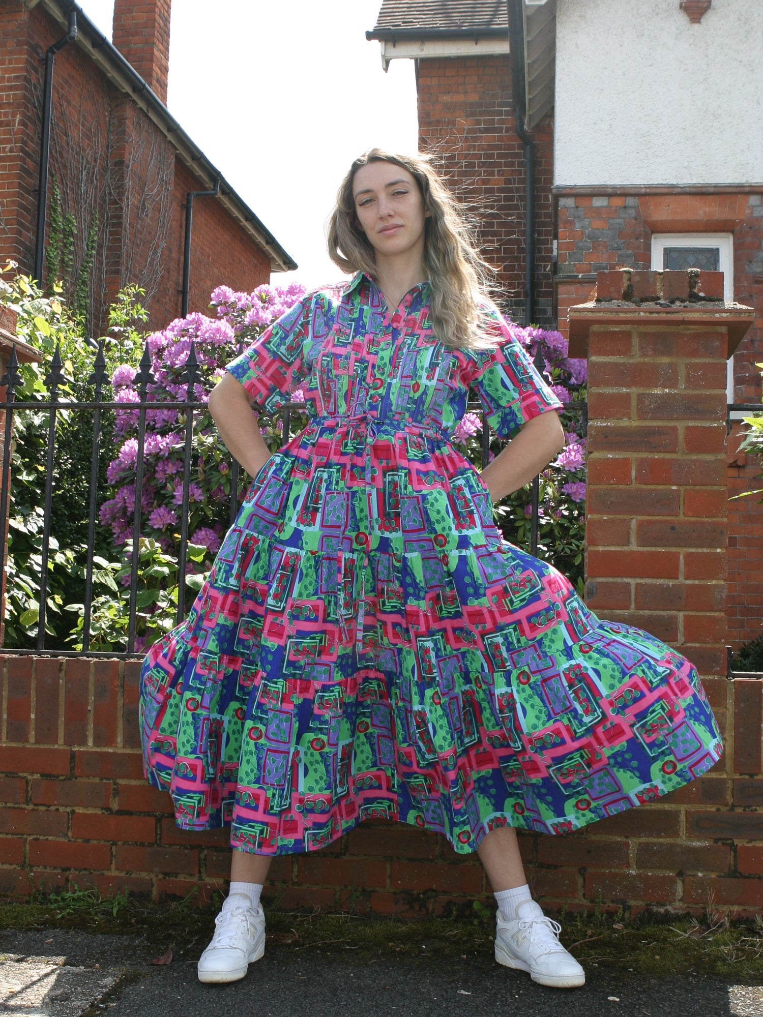 Ayodele Pink Drawstring Dress – Kemi Telford