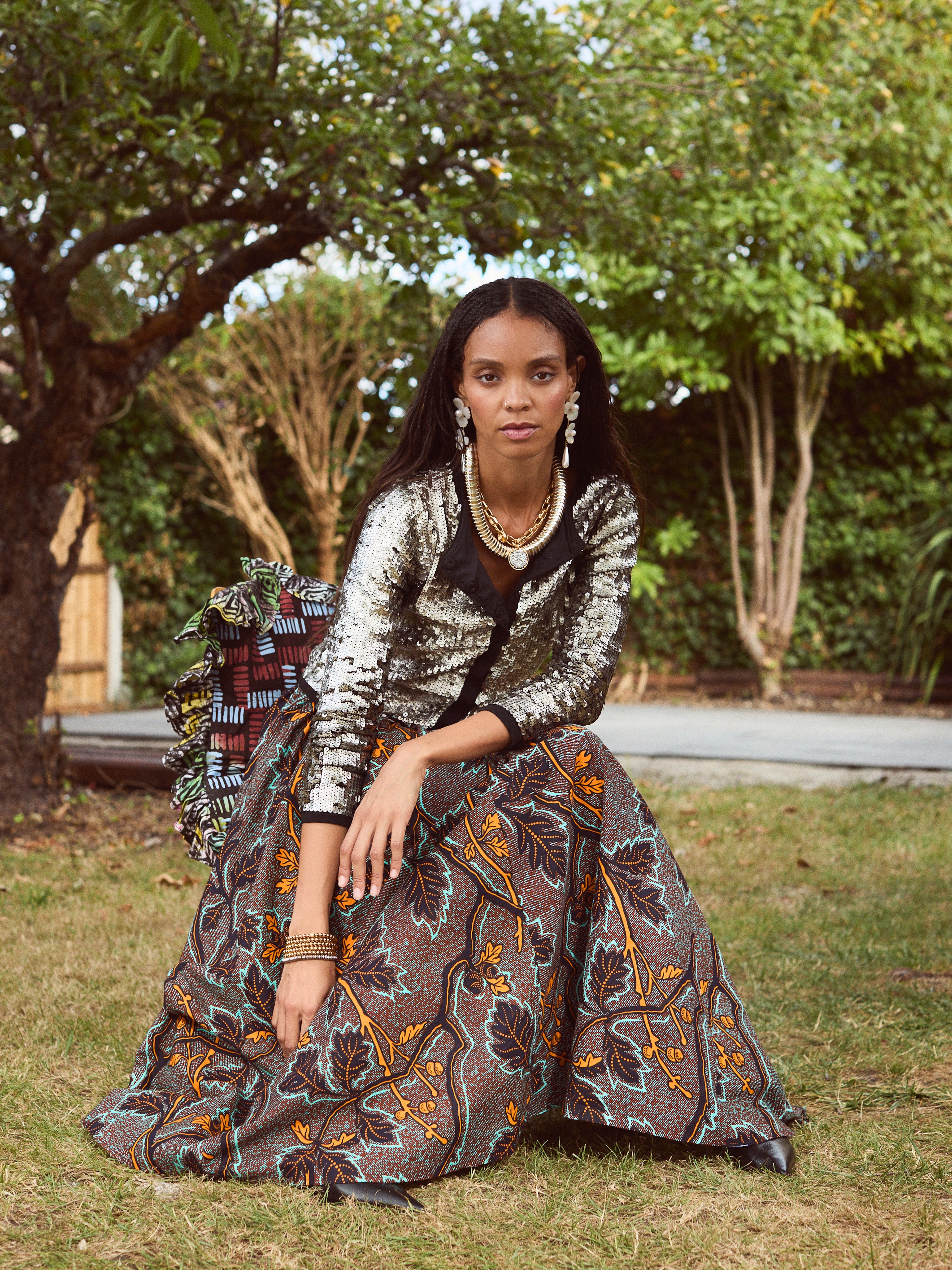 8 Panel Skirt – Dutch Wax, Bold & Limited Edition – Kemi Telford