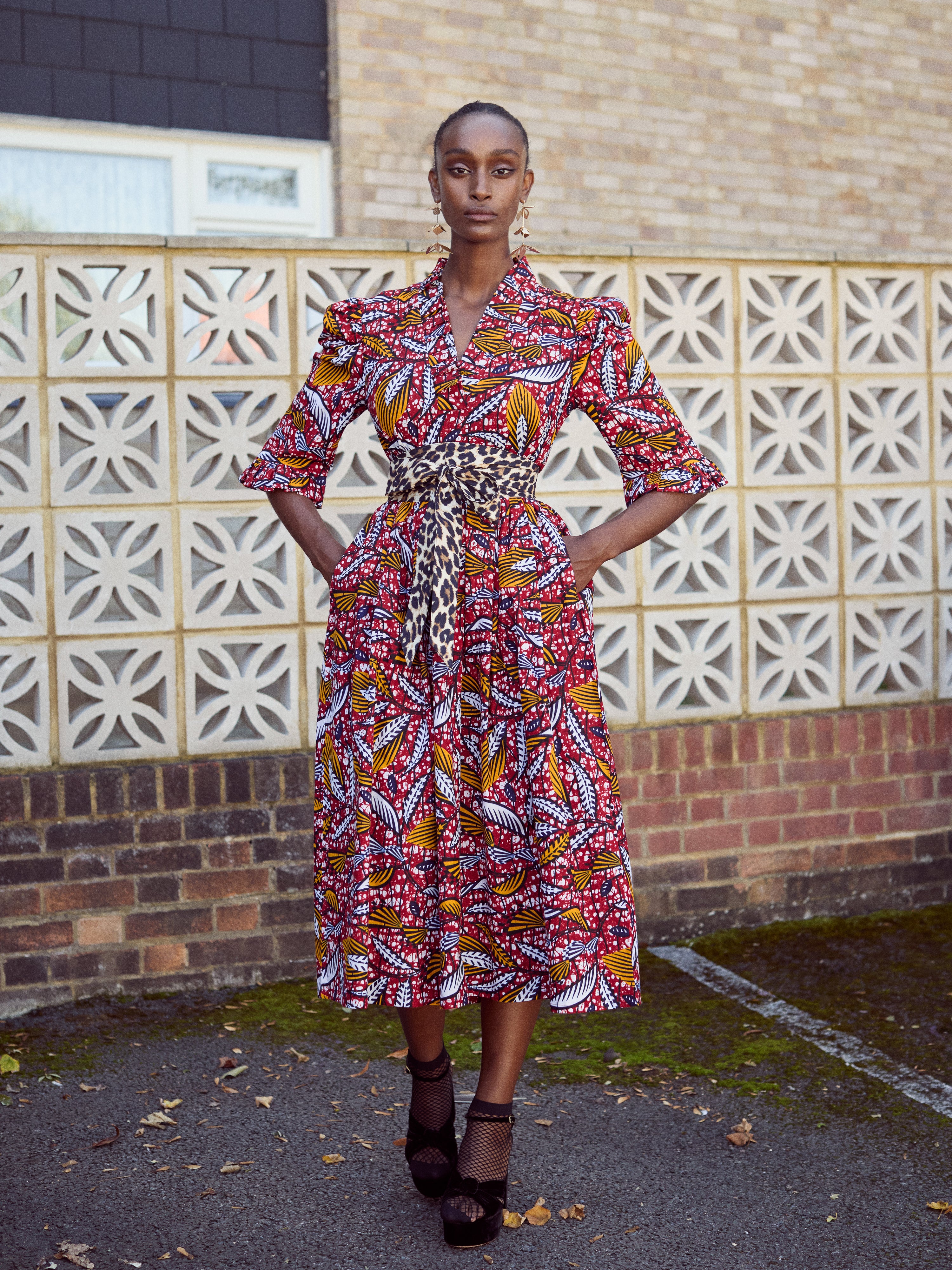 Aniola V-Neck Greta Dress | Kemi Telford