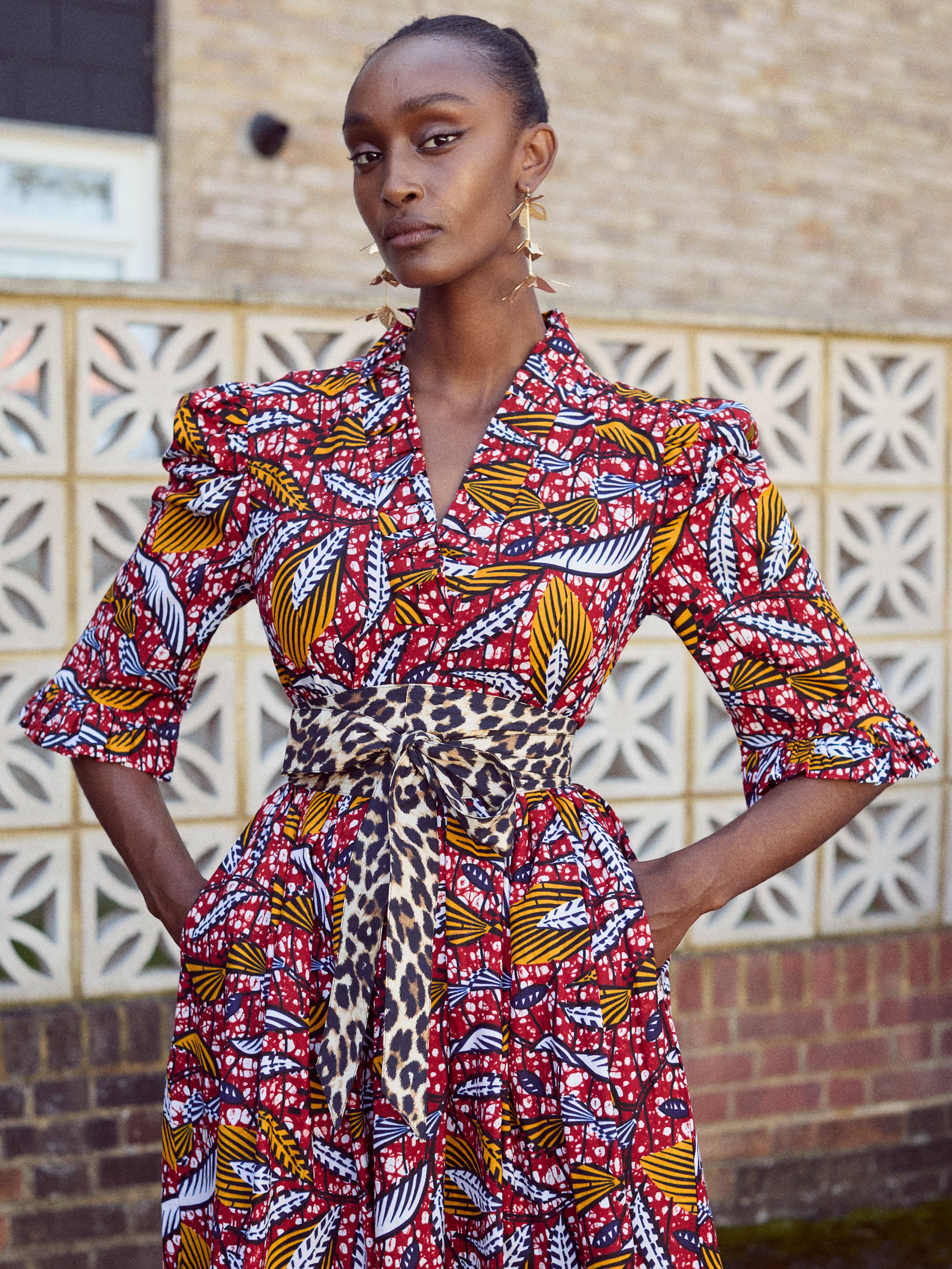 Aniola V-Neck Greta Dress | Kemi Telford