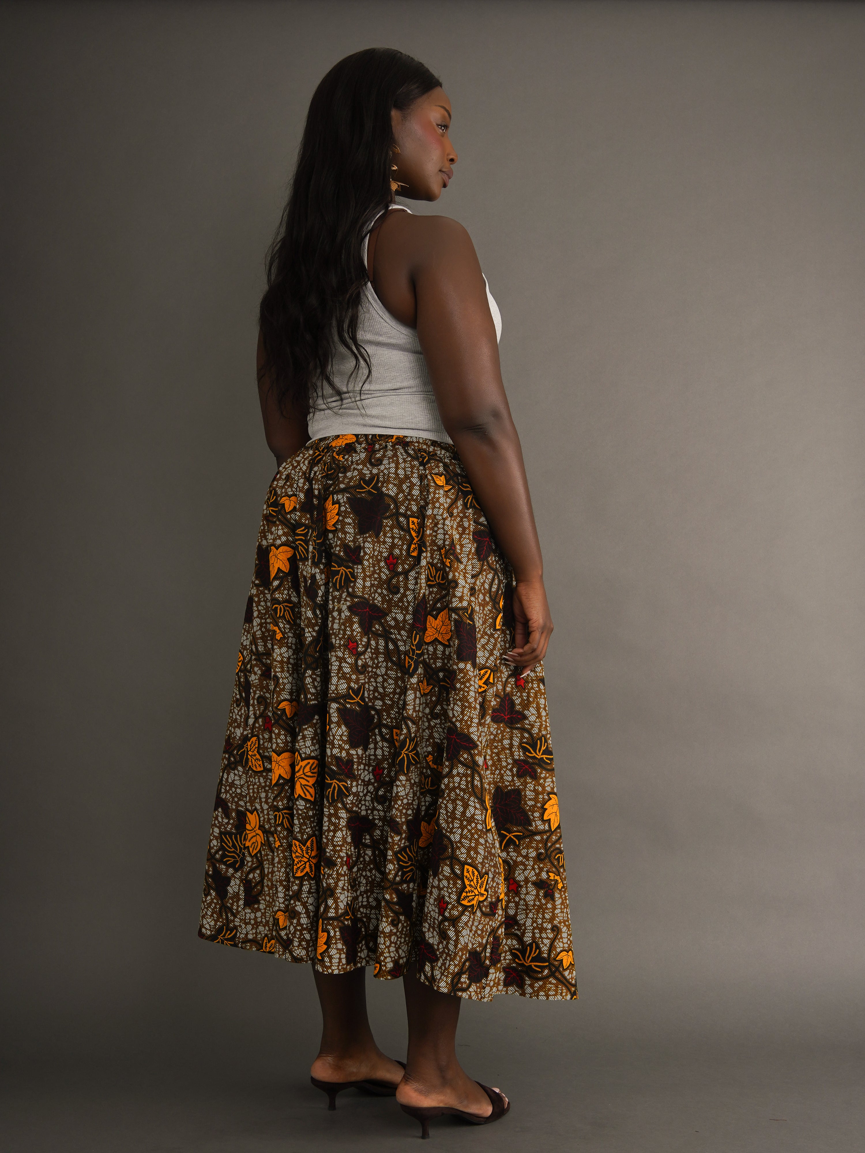 8 Panel Skirt – Dutch Wax, Bold & Limited Edition – Kemi Telford