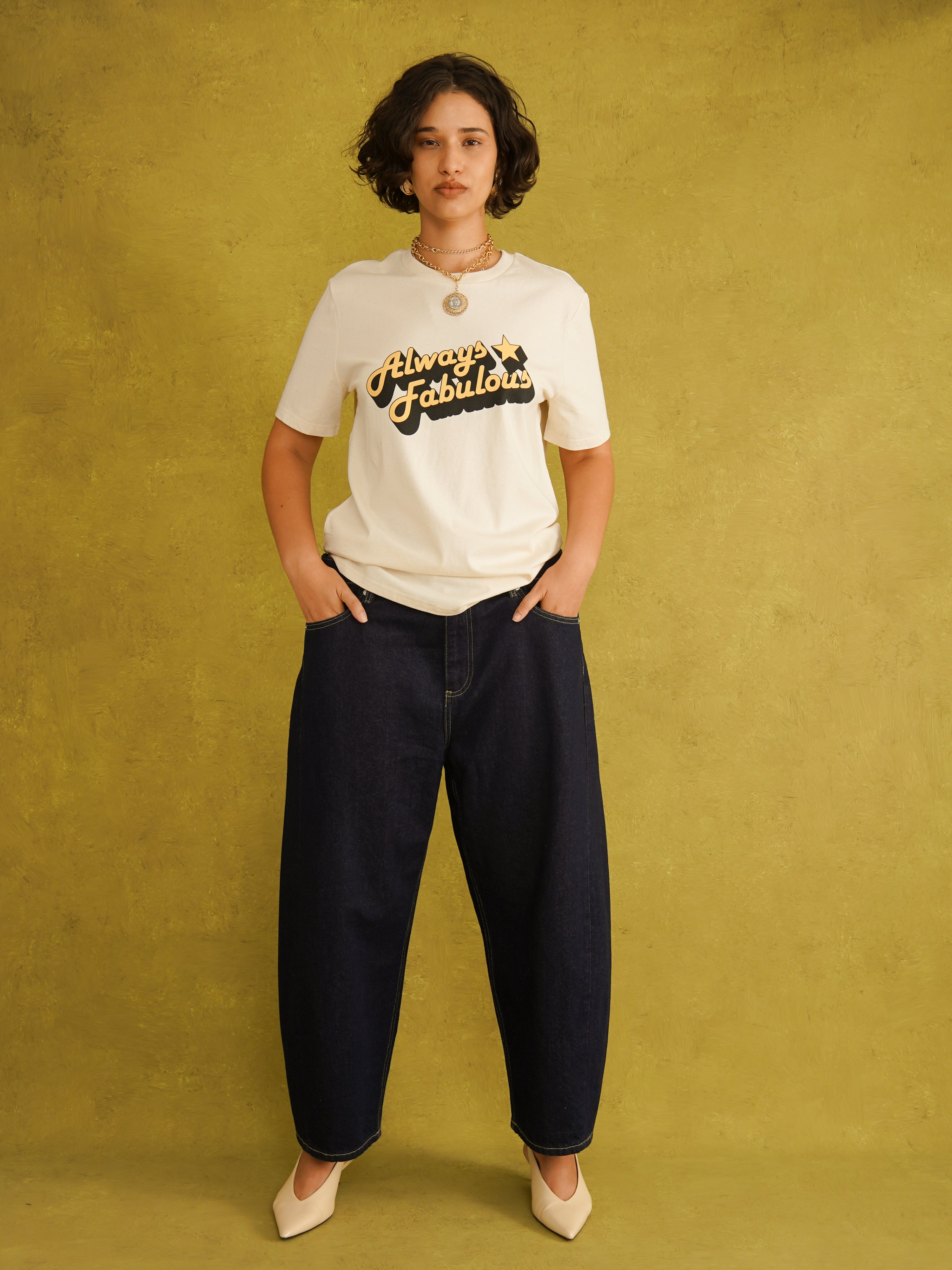 Always Fabulous Organic Cotton Statement T-Shirt by Kemi Telford