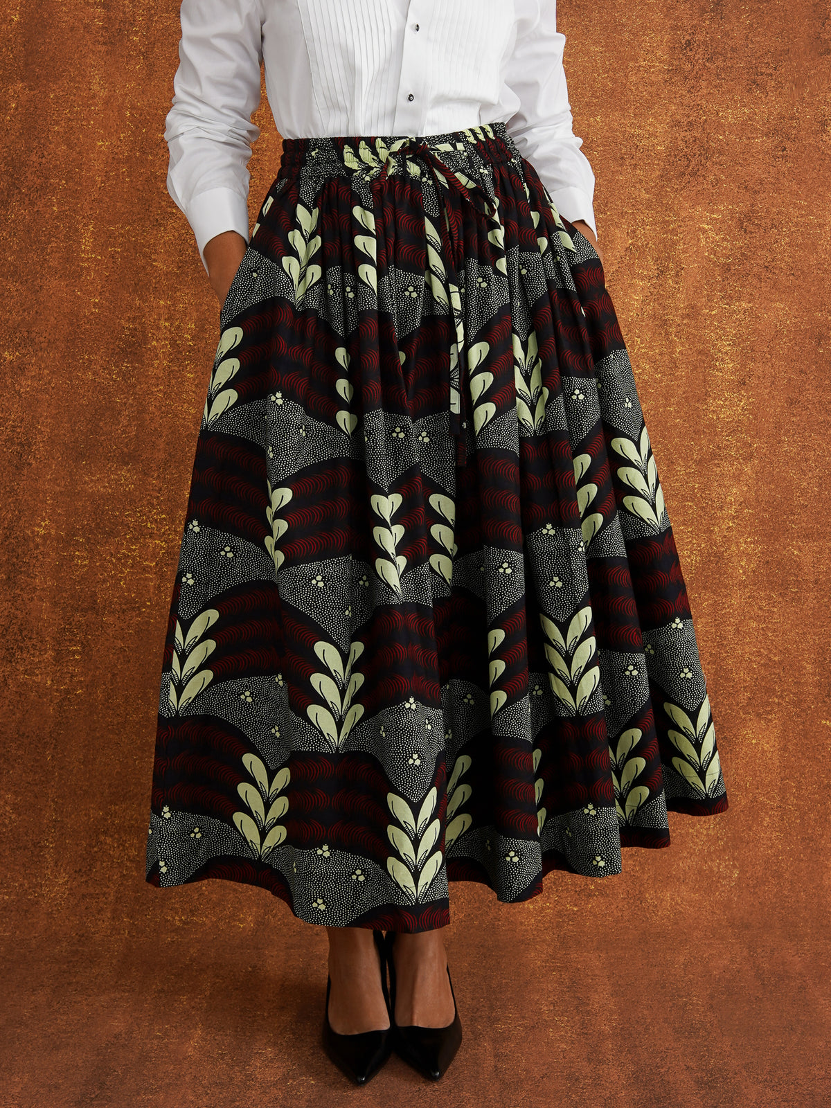 Oba Skirt in Dutch Wax Cotton