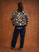 The Ada Cardigan in Geometric Print