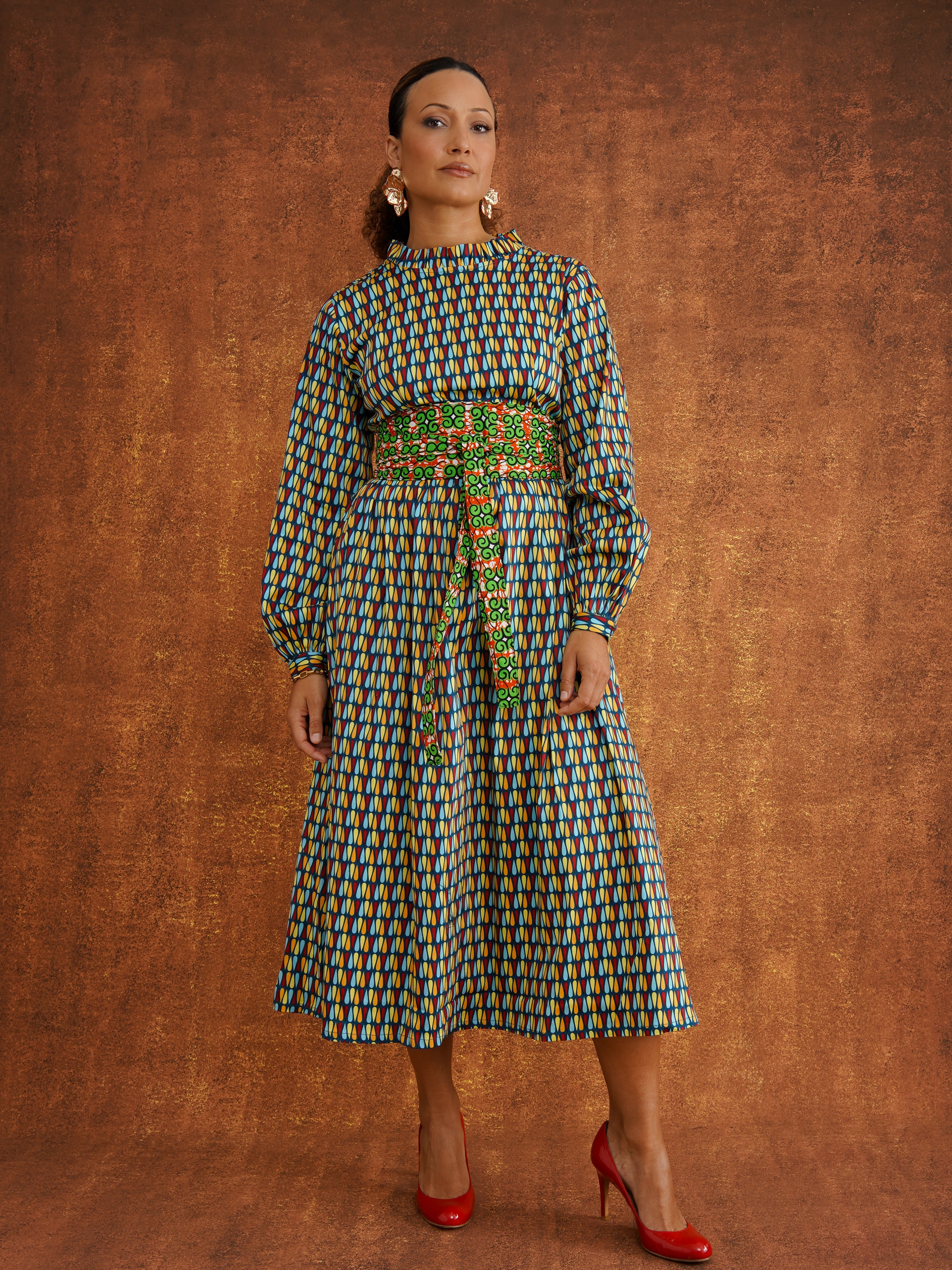 The Claudie Dress, front view