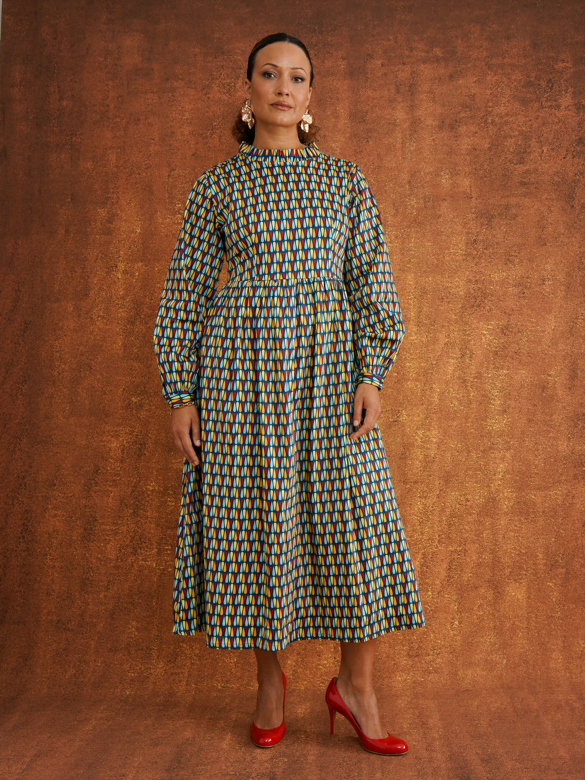 The Claudie Dress, styled shot
