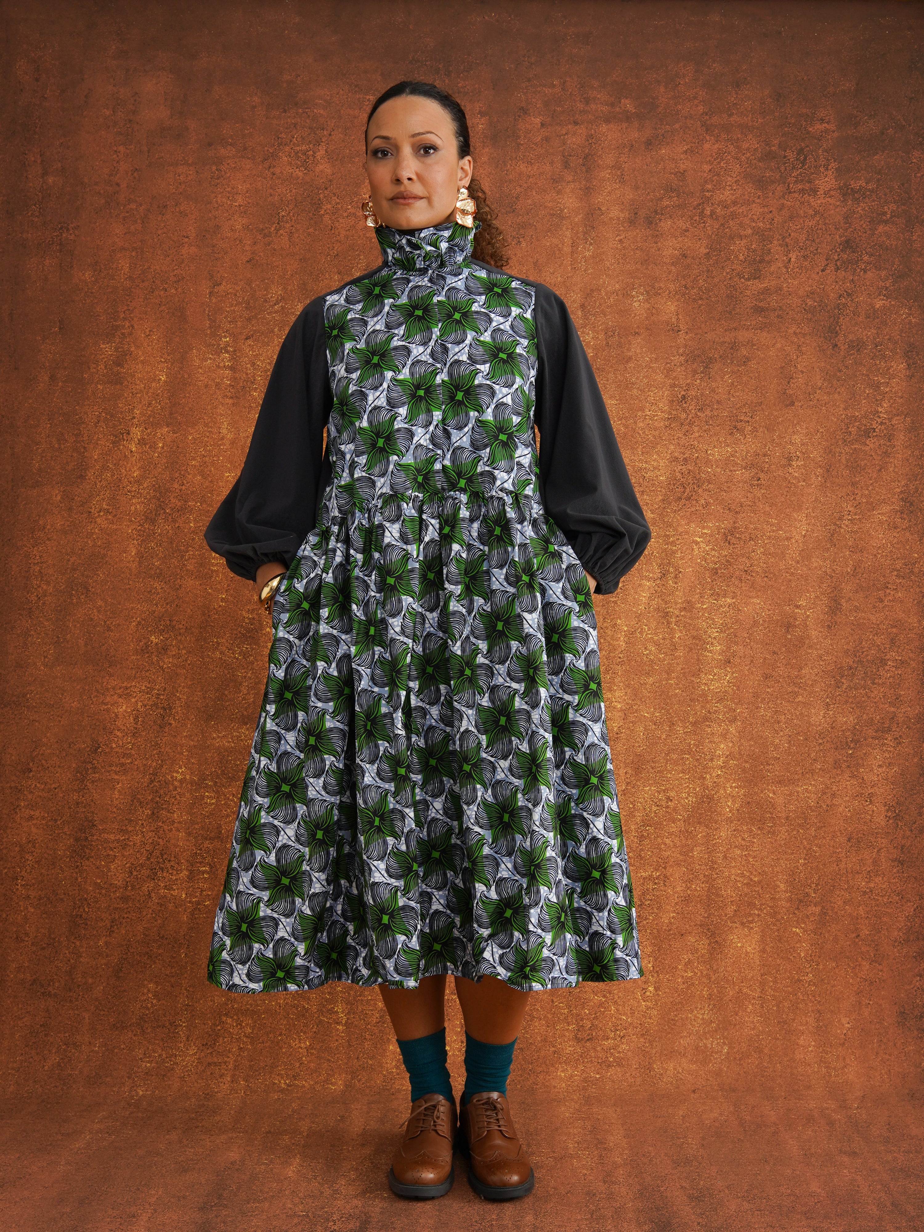 Tokunbo Mix Dress, front view
