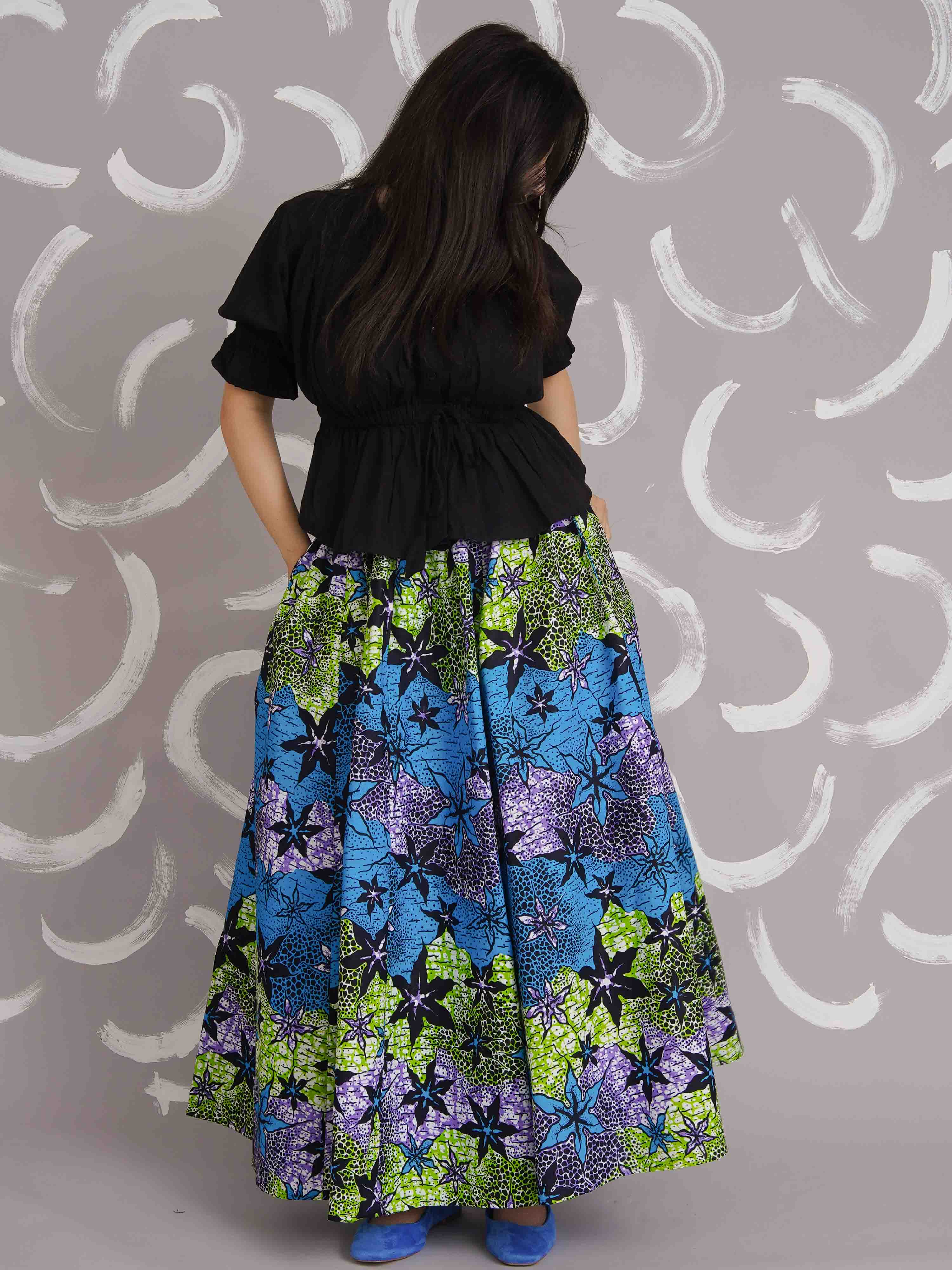 Anna 8 Panel Maxi Skirt – Kemi Telford