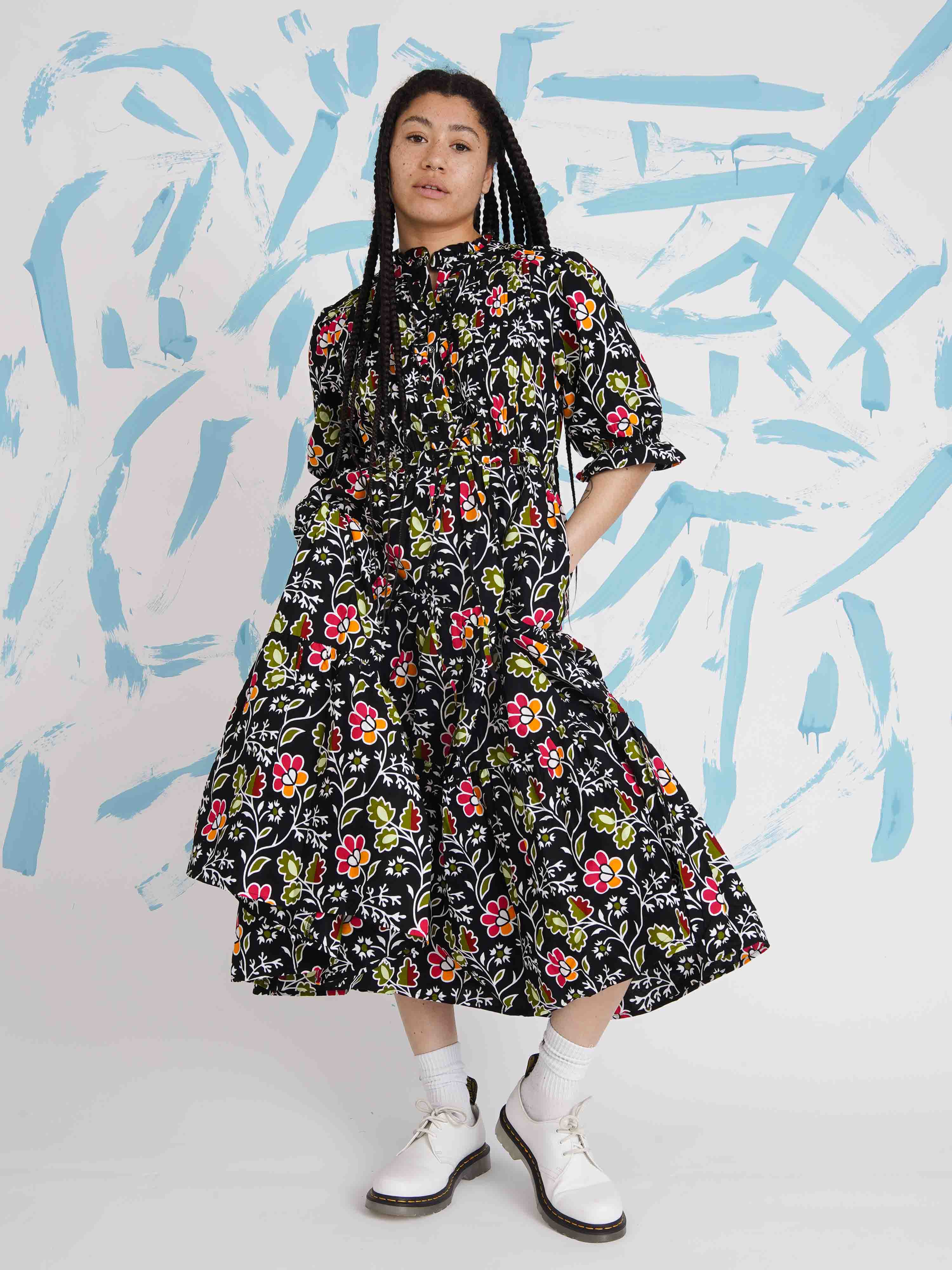 Modupe Floral Garden Dress – Kemi Telford
