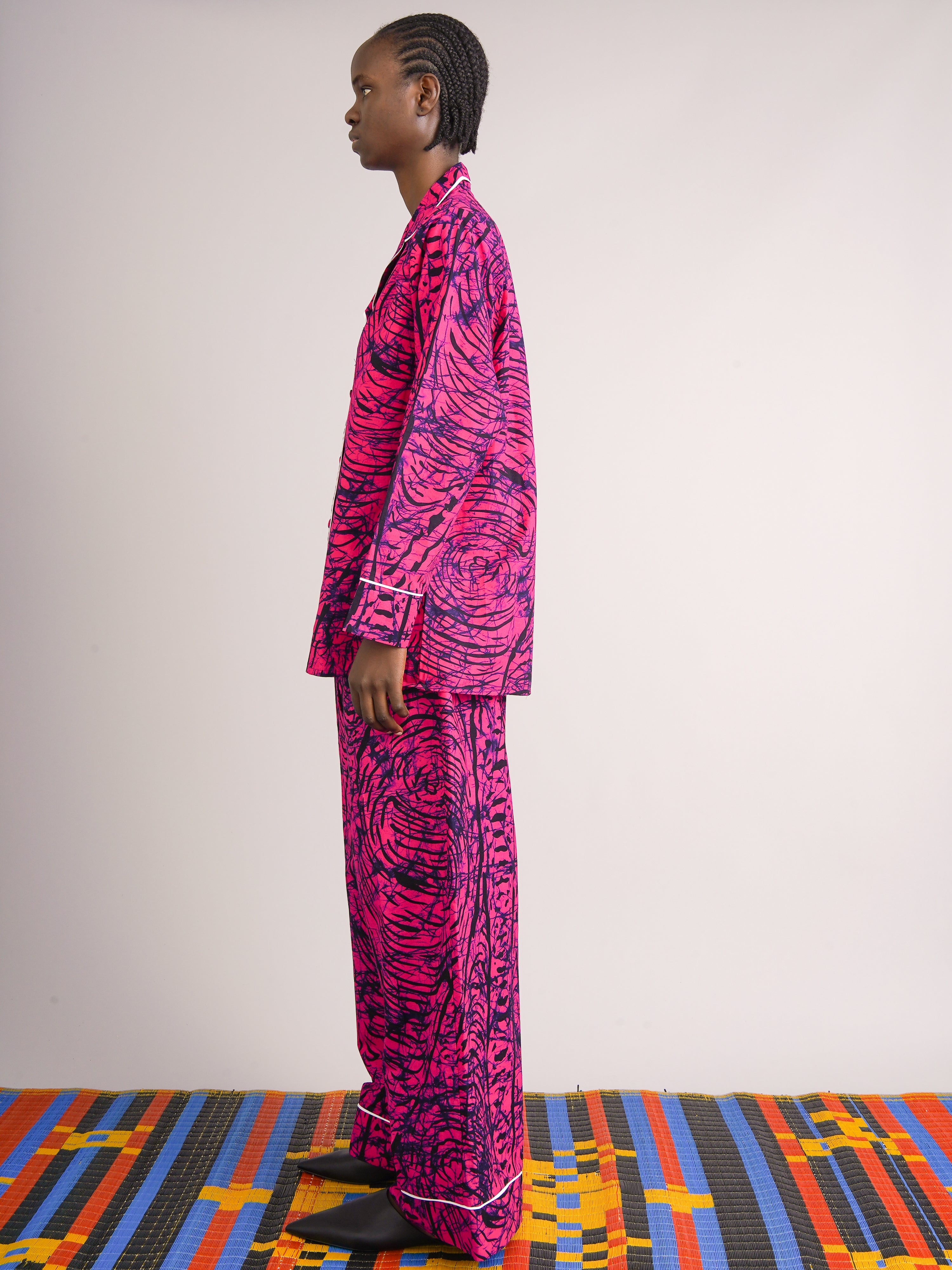 Helen Pink Pyjama Set – Kemi Telford